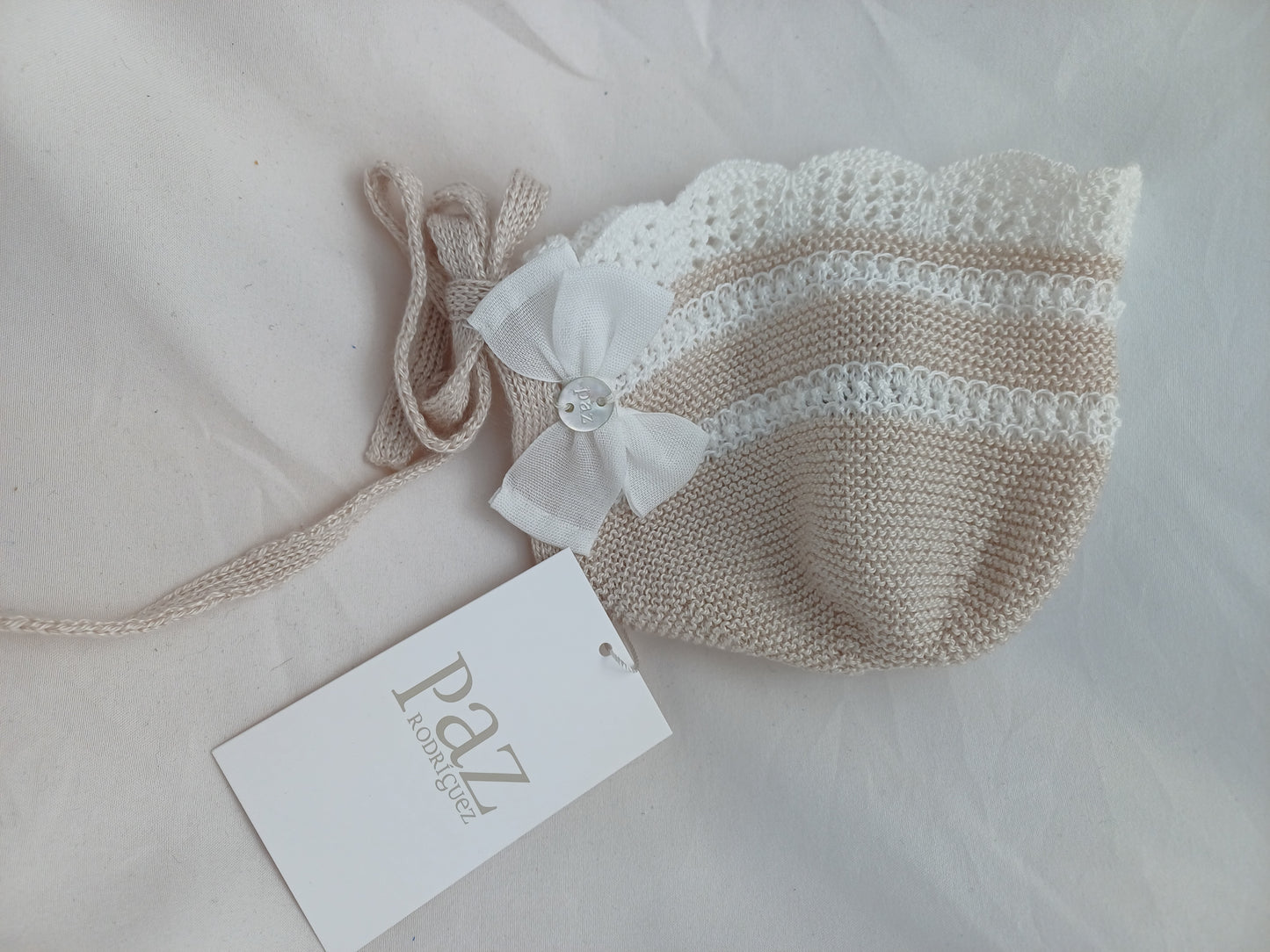 Paz Rodriguez cuffietta beige