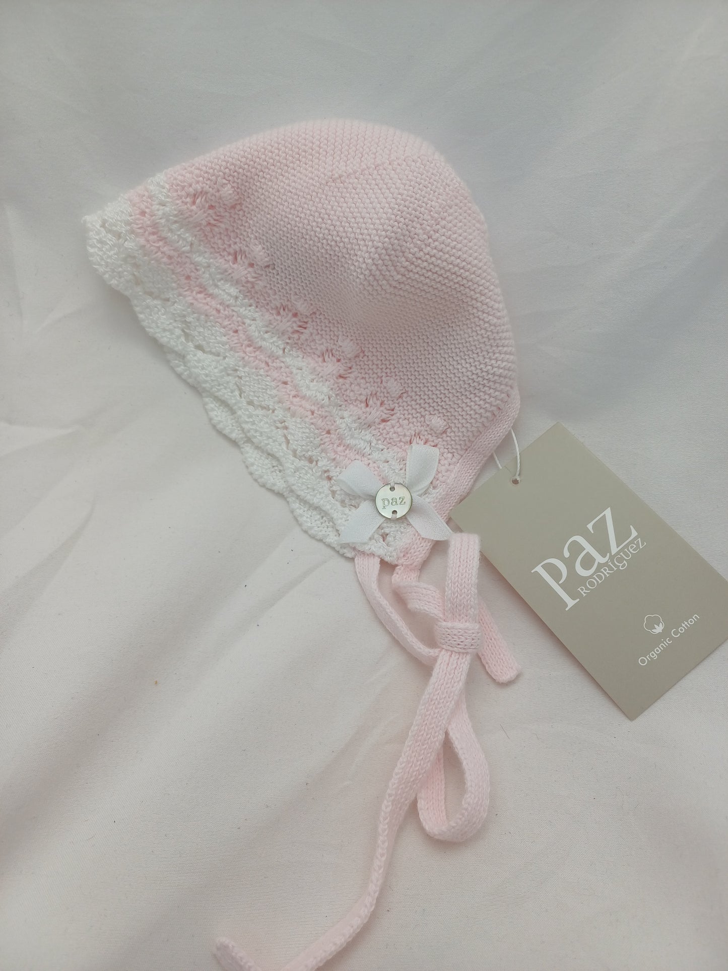 Paz Rodriguez cuffietta rosa tiza