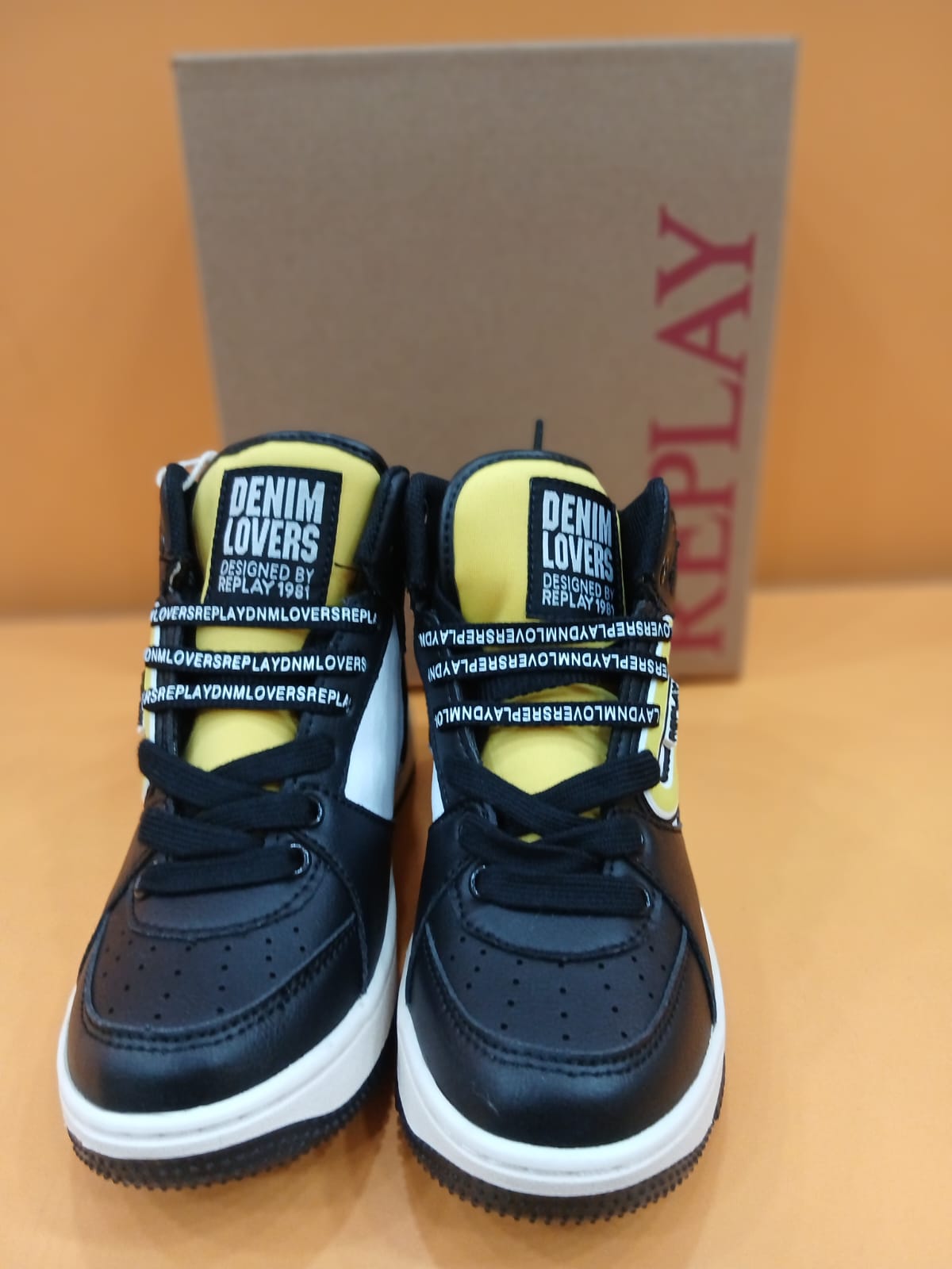 Replay basket ne/giallo