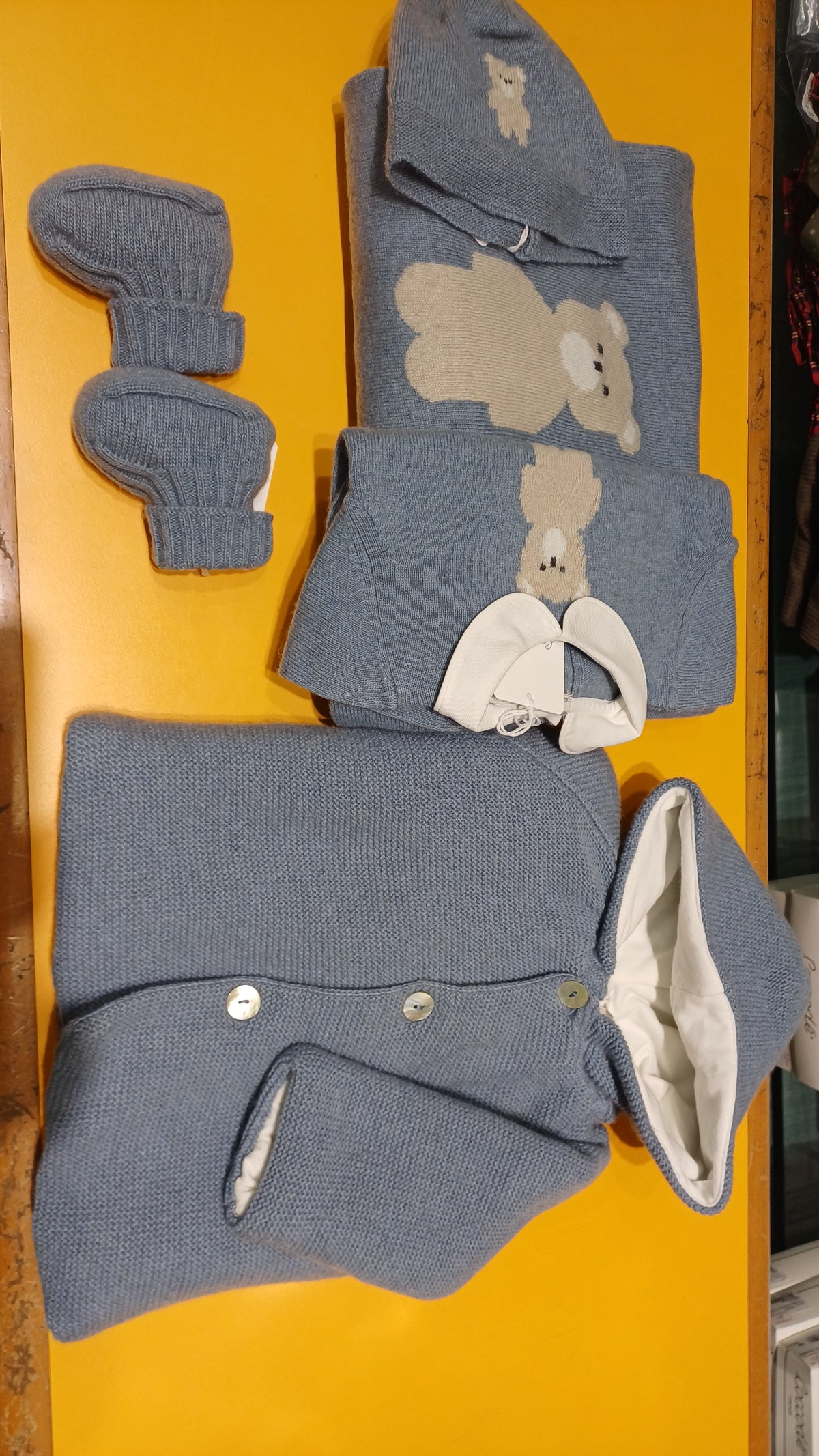 Set azzurro polvere