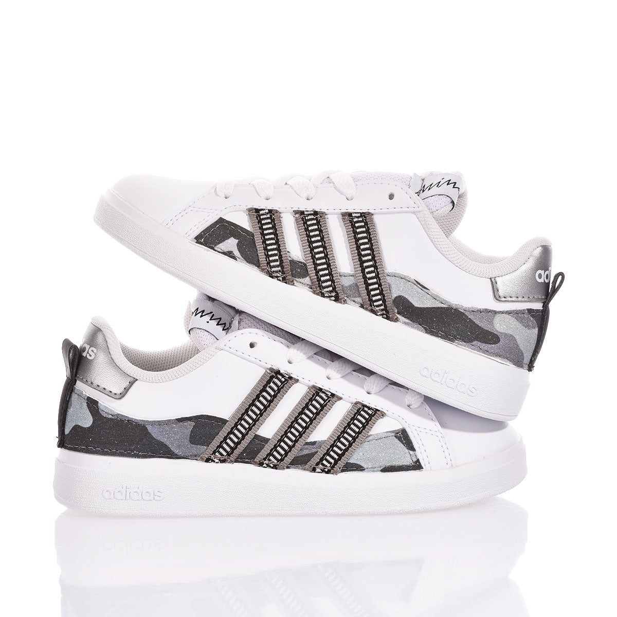 Adidas Junior Grey Camo
