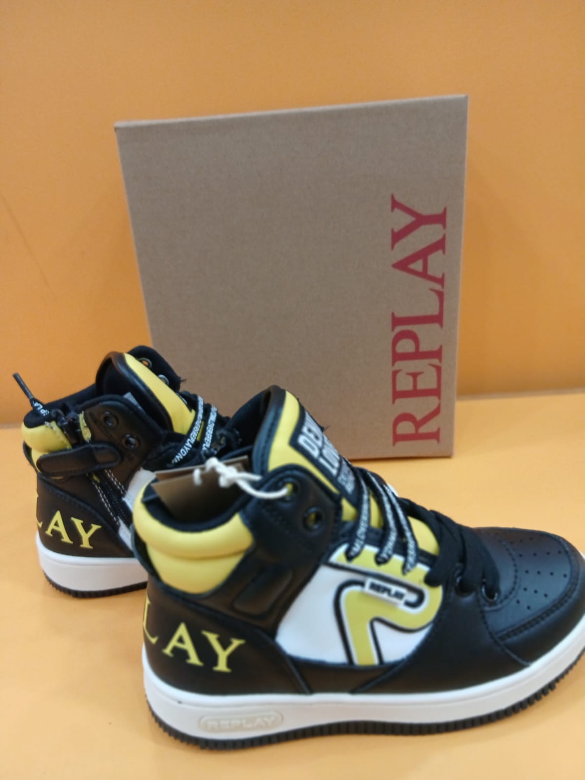 Replay basket ne/giallo