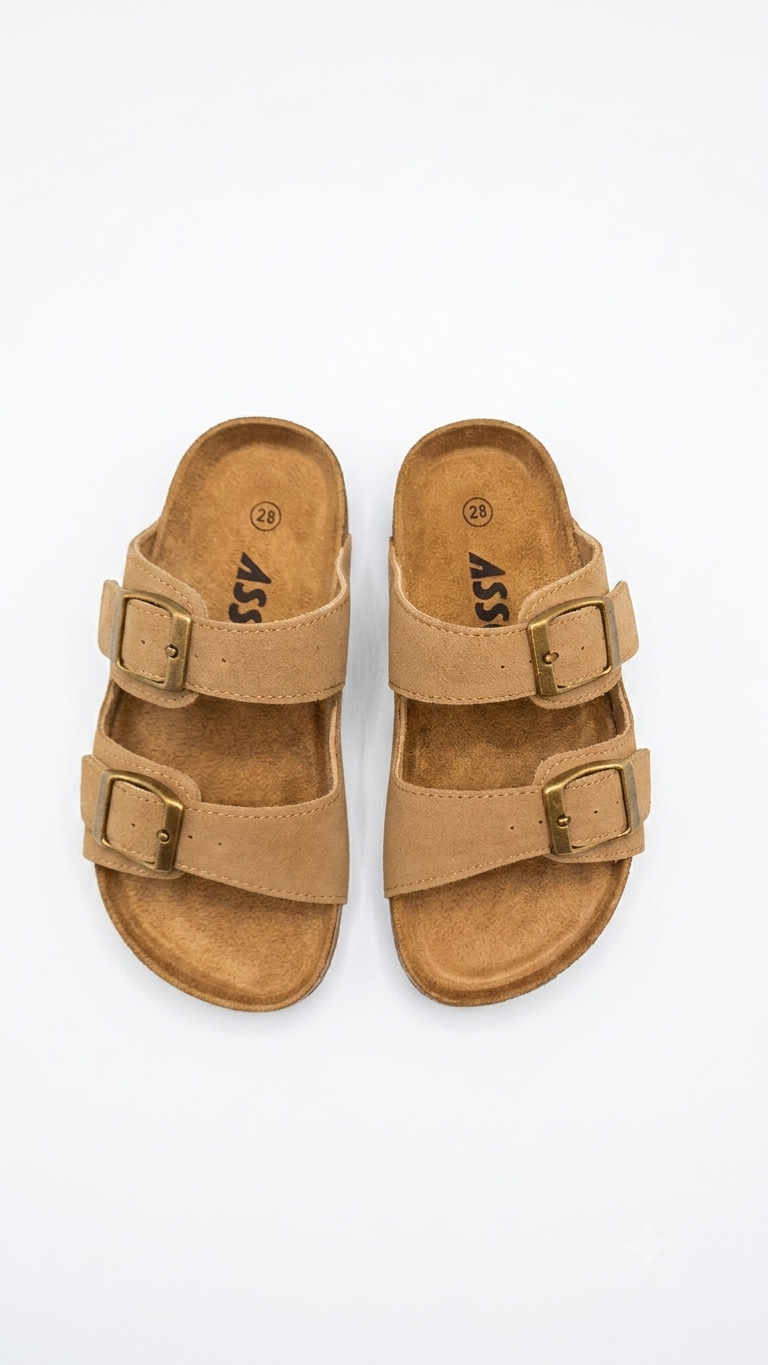 Asso sandali bio camel